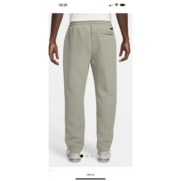 Nike Tech Fleece Reimagined Loose Fit Pants Mens Sz S (Waist 30-31) Light Green - Picture 14 of 14